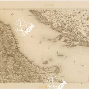 CARTA STRADALE E POSTALE DELL'ITALIA SECONDO LE CARTE E LE OPERE PIU´ ACCREDITATE DEI MODERNI GEOGRAFI -  Foglio 4