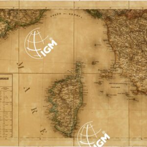 CARTA STRADALE E POSTALE DELL'ITALIA SECONDO LE CARTE E LE OPERE PIU´ACCREDITATE DEI MODERNI GEOGRAFI - Foglio 3