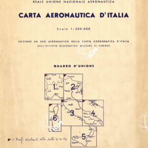 CARTA AERONAUTICA D'ITALIA - Quadro d'unione