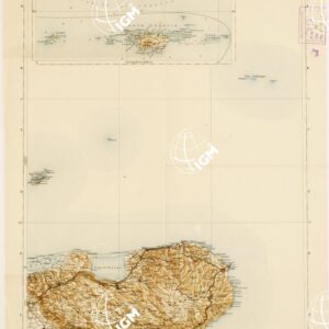 CARTA D'ITALIA DEL TOURING CLUB ITALIANO PUBBLICAZIONE DIRETTA DA L.V. BERTARELLI - Foglio 31 - Gargano.