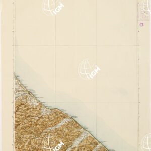 CARTA D'ITALIA DEL TOURING CLUB ITALIANO PUBBLICAZIONE DIRETTA DA L.V. BERTARELLI - Foglio 20 - Pesaro.