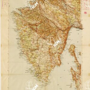 CARTA D'ITALIA DEL TOURING CLUB ITALIANO PUBBLICAIONE DIRETTA DA L.V. BERTARELLI.. - Foglio 13 bis - Fiume - Pola.