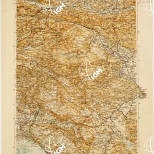 CARTA D'ITALIA DEL TOURING CLUB ITALIANO PUBBLICAZIONE DIRETTA DA L.V. BERTARELLI  - Foglio 7 bis - Trieste.