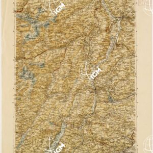 CARTA D'ITALIA DEL TOURING CLUB ITALIANO PUBBLICAZIONE DIRETTA DA L.V. BERTARELLI - Foglio 5 - Trento.