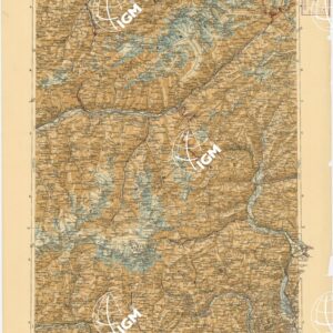 CARTA D'ITALIA DEL TOURING CLUB ITALIANO PUBBLICAZIONE DIRETTA DA L.V. BERTARELLI  - Foglio 2 - Domodossola.