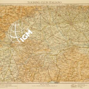 CARTA D'ITALIA ALLA SCALA DI 1:500.000.- Foglio 3