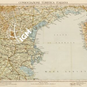 CARTA D'ITALIA ALLA SCALA DI 1:500.000. - Foglio 4