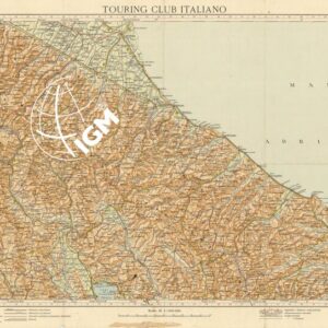 CARTA D'ITALIA ALLA SCALA DI 1:500.000. - Foglio 6