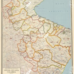 LE DIOCESI D'ITALIA NEI SECOLI XIII-XIV - Apulia-Lucania-Calabria - Foglio 1