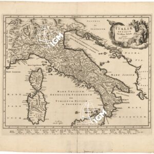 ITALIAE ANTIQUAE NOVISSIMA TABULA...