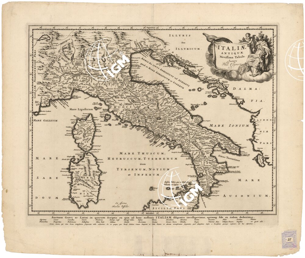 ITALIAE ANTIQUAE NOVISSIMA TABULA...