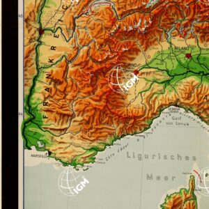 ITALIEN - CARTA FISICA - Foglio 1