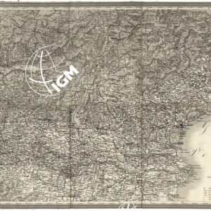 CARTA GEOGRAFICA E POSTALE DEL REGNO LOMBARDO-VENETO