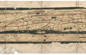 LA TABULA PEUTINGERIANA WELTKARTE DES CASTORIUS DIE PEUTINGERISCHE TAFEL