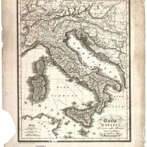 CARTA D'ITALIA PER SERVIRE ALLE MEMORIE...