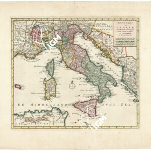 NIEUWE KAART VAN ITALIE... - Nuova carta d'Italia