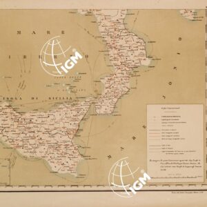 CARTA ITINERARIA DEL REGNO D'ITALIA A CORREDO DELL' ITINERARIO GENERALE (3^ EDIZIONE RIVEDUTA E CORRETTA). ISTITUTO TOPOGRAFICO MILITARE - Foglio 6