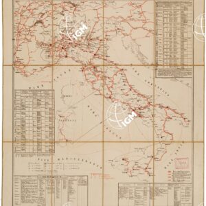 CARTA DIMOSTRATIVA DELL'ORDINAMENTO TERRITORIALE MILITARE DEL REGNO