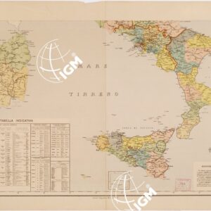 CARTA DELLA CIRCOSCRIZIONE MILITARE TERRITORIALE DEL REGNO (R. DECRETO 1897) - Foglio 2