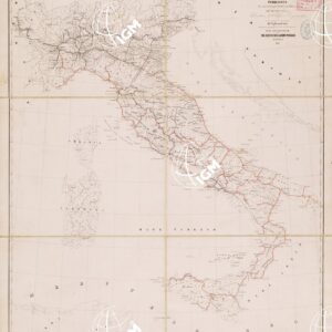 CARTA DELLE STRADE FERRATE ITALIANE