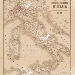 CARTA SPECIALE DELLE FERROVIE E TRAMWAIS D'ITALIA...