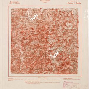 TRUPPENKARTE - STEREOKARTE - (CARTA STEREOSCOPICA PER USO MILITARE) - Foglio 3 - Passo di Resia