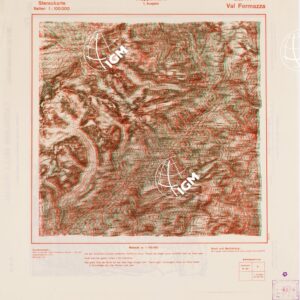 TRUPPENKARTE - STEREOKARTE - (CARTA STEREOSCOPICA PER USO MILITARE) - Foglio 5 - Val Formazza