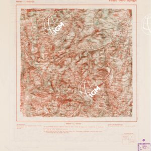 TRUPPENKARTE - STEREOKARTE - (CARTA STEREOSCOPICA PER USO MILITARE) - Foglio 6 - Passo dello Spluga