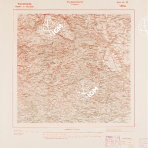 TRUPPENKARTE - STEREOKARTE - (CARTA STEREOSCOPICA PER USO MILITARE) - Foglio 26A - Idria