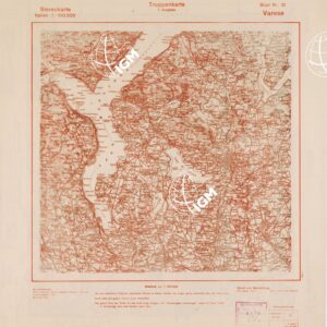 TRUPPENKARTE - STEREOKARTE - (CARTA STEREOSCOPICA PER USO MILITARE) - Foglio 31 - Varese