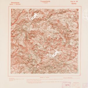 TRUPPENKARTE - STEREOKARTE - (CARTA STEREOSCOPICA PER USO MILITARE) - Foglio 36 - Schio