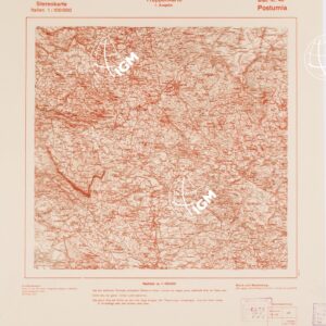 TRUPPENKARTE - STEREOKARTE - (CARTA STEREOSCOPICA PER USO MILITARE) - Foglio 40B - Postumia