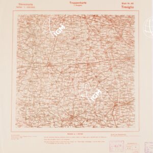 TRUPPENKARTE - STEREOKARTE - (CARTA STEREOSCOPICA PER USO MILITARE) - Foglio 46 - Treviglio