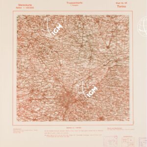 TRUPPENKARTE - STEREOKARTE - (CARTA STEREOSCOPICA PER USO MILITARE) - Foglio 56 - Torino