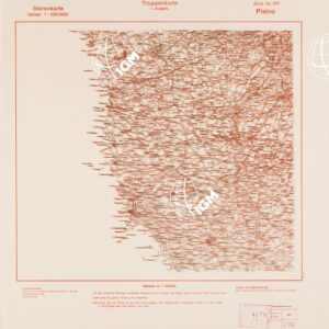 TRUPPENKARTE - STEREOKARTE - (CARTA STEREOSCOPICA PER USO MILITARE) - Foglio 65A - Pisino