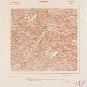 TRUPPENKARTE - STEREOKARTE - (CARTA STEREOSCOPICA PER USO MILITARE) - Foglio 69 - Asti