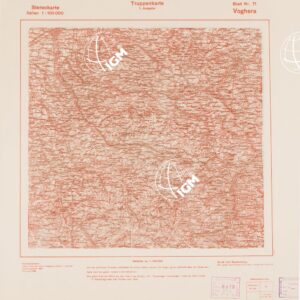 TRUPPENKARTE - STEREOKARTE - (CARTA STEREOSCOPICA PER USO MILITARE) - Foglio 71 - Voghera