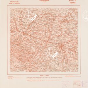 TRUPPENKARTE - STEREOKARTE - (CARTA STEREOSCOPICA PER USO MILITARE) - Foglio 73 - Parma