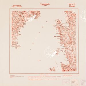 TRUPPENKARTE - STEREOKARTE - (CARTA STEREOSCOPICA PER USO MILITARE) - Foglio 77B - Cherso