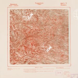 TRUPPENKARTE - STEREOKARTE - (CARTA STEREOSCOPICA PER USO MILITARE) - Foglio 79 - Dronero