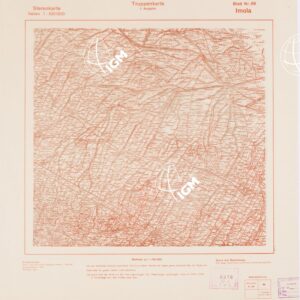 TRUPPENKARTE - STEREOKARTE - (CARTA STEREOSCOPICA PER USO MILITARE) - Foglio 88 - Imola