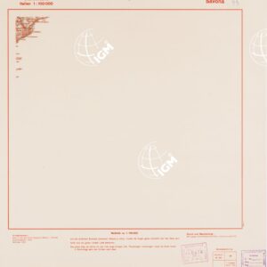 TRUPPENKARTE - STEREOKARTE - (CARTA STEREOSCOPICA PER USO MILITARE) - Foglio 93 - Savona