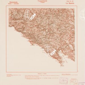 TRUPPENKARTE - STEREOKARTE - (CARTA STEREOSCOPICA PER USO MILITARE) - Foglio 95 - La Spezia