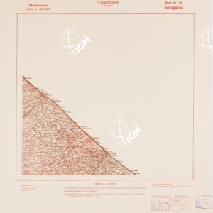 TRUPPENKARTE - STEREOKARTE - (CARTA STEREOSCOPICA PER USO MILITARE) - Foglio 110 - Senigallia