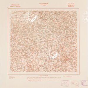 TRUPPENKARTE - STEREOKARTE - (CARTA STEREOSCOPICA PER USO MILITARE) - Foglio 112 - Volterra