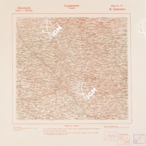 TRUPPENKARTE - STEREOKARTE - (CARTA STEREOSCOPICA PER USO MILITARE) - Foglio 113 - S. Casciano