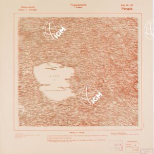 TRUPPENKARTE - STEREOKARTE - (CARTA STEREOSCOPICA PER USO MILITARE) - Foglio 122 - Perugia