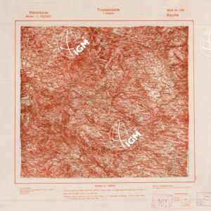 TRUPPENKARTE - STEREOKARTE - (CARTA STEREOSCOPICA PER USO MILITARE) - Foglio 139 - Aquila