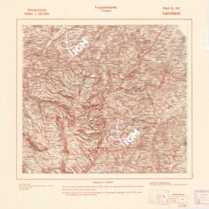 TRUPPENKARTE - STEREOKARTE - (CARTA STEREOSCOPICA PER USO MILITARE) - Foglio 147 - Lanciano