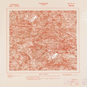 TRUPPENKARTE - STEREOKARTE - (CARTA STEREOSCOPICA PER USO MILITARE) - Foglio 161 - Isernia